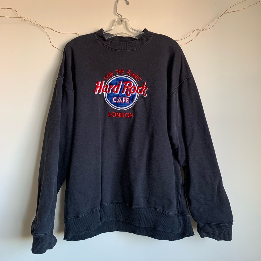 Vintage Hard Rock Cafe London Save the Planet Crewneck